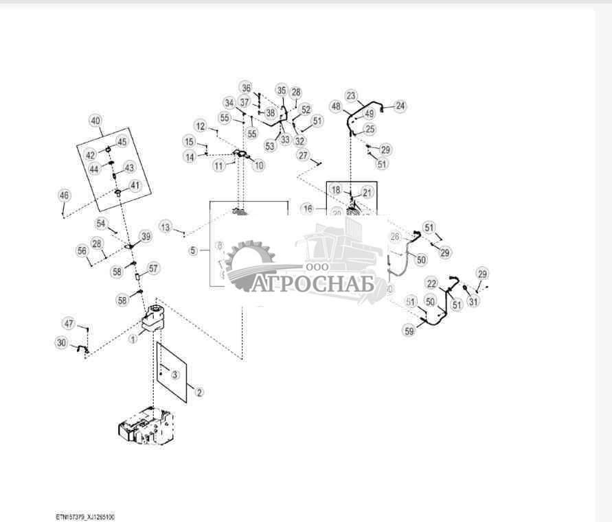 Diesel Exhaust Fluid (DEF) Tank, Dosing Unit and Lines 